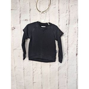 Nununu ‎ Kids Boys Cotton Sweatshirt Pullover Faded Black Size 2-3 Years